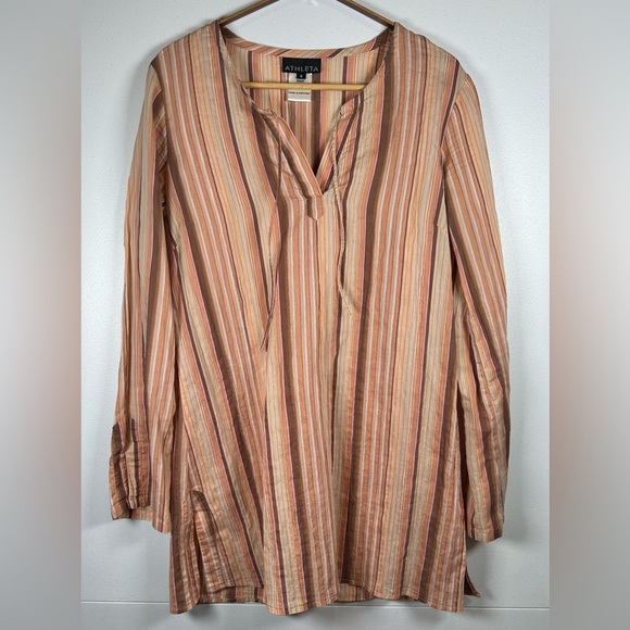 Athleta Striped Tunic. Size Large. Prefect for
FALL! 🍂🍁🍃 #Lightweight - Picture 1 of 10
